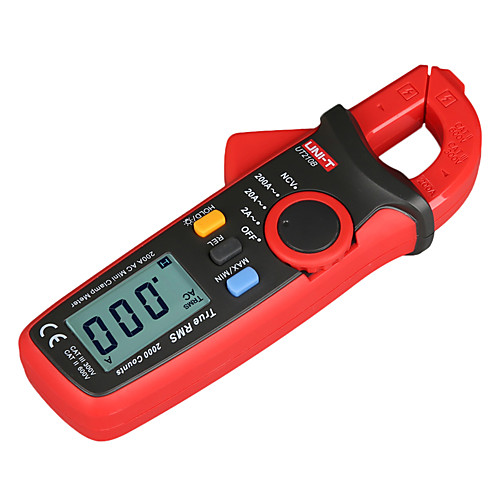 

UNI-T UT210B True RMS 200A AC Mini Clamp Meters Ammeter NCV Test Professional Multi meter Digitalis LCD Backlight MAX MIN