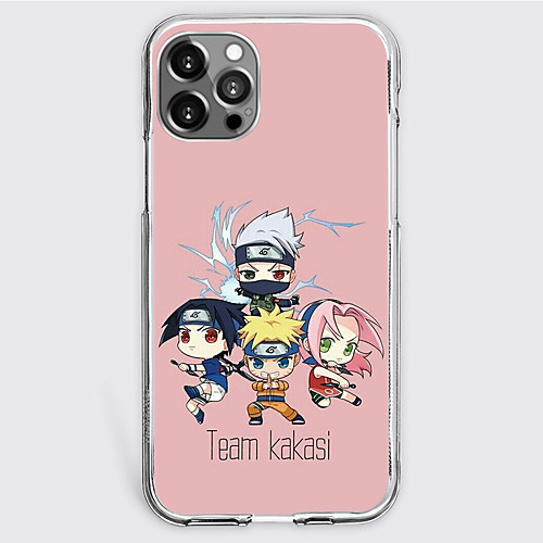 

Naruto Cartoon Characters Phone Case For Apple iPhone 12 Pro Max 11 SE 2020 X XR XS Max 8 7 6 Unique Design Protective Case Shockproof Dustproof Back Cover TPU