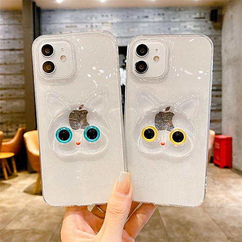 

Phone Case For Apple Back Cover iPhone 12 Pro Max 11 SE 2020 X XR XS Max 8 7 6 Shockproof Dustproof Cartoon Transparent TPU