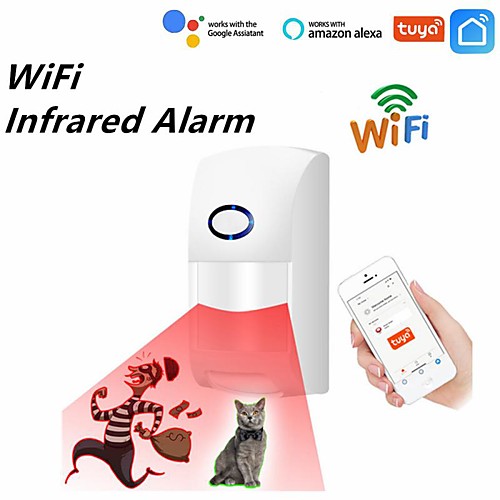 

Smart Home Tuya Smart WiFi Alarm Mini Infrared Detectors Intelligent Wireless PIR Motion Sensor