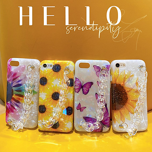 

Phone Case For Apple Back Cover iPhone 12 Pro Max 11 SE 2020 X XR XS Max 8 7 6 Shockproof Dustproof Cartoon Flower TPU