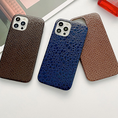 

Phone Case For Apple Back Cover iPhone 12 Pro Max 11 SE 2020 X XR XS Max 8 7 Shockproof Dustproof Solid Colored PU Leather