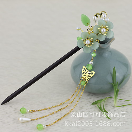 

retro wooden hairpin hairpins, ancient style hair ornaments, ancient costumes, girls in han clothes, headdresses, ancient style hairpins, shaking tassels