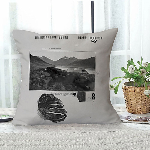 

Slogan Double Side Cushion Cover 1PC Soft Decorative Square Throw Pillow Cover Cushion Case Pillowcase for Bedroom Livingroom Superior Quality Machine Washable Outdoor Cushion for Sofa Couch Bed Chair Black White