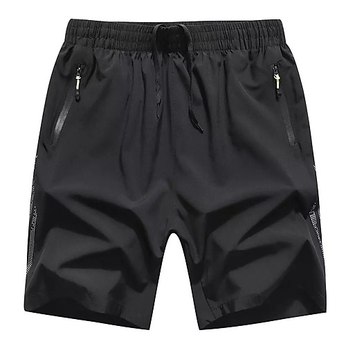 

Men's Sporty Casual Breathable Soft Daily Sports Chinos Shorts Pants Solid Color Knee Length Pocket Elastic Waist 1 2 3 4 5