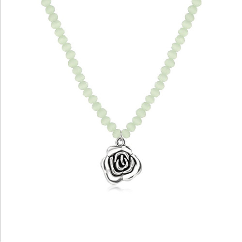 

Rose Necklace Pendant Necklace Beads Roses Ethnic Fashion European Sweet Imitation Pearl Alloy Black 46-52 cm Necklace Jewelry 1pc For Party Evening Street Birthday Party Beach Festival