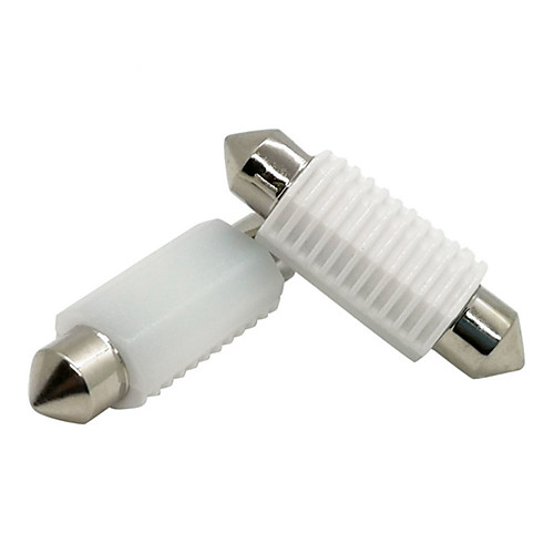 

Car Interior Light 2pcs 31 36 39 41mm 3030 2 SMD 12V Festoon Bulb Car Parking Reading Ceiling License Dome Light NO ERROR White