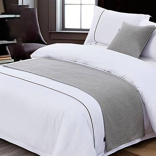 

Simple And Modern Hotel Bed Runner Bedding Scarf Protection