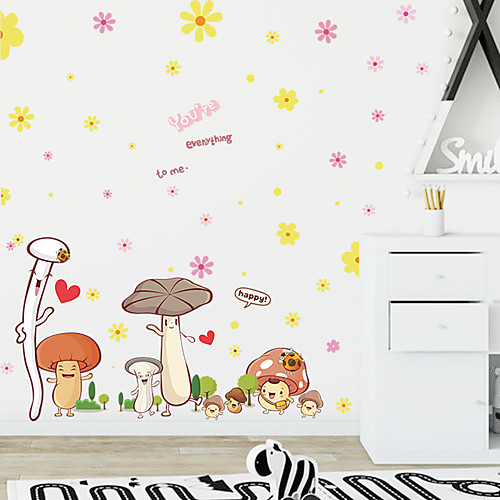 

Animals Cartoon Wall Stickers Living Room Kids Room Kindergarten Removable PVC Home Decoration Wall Decal 2pcs