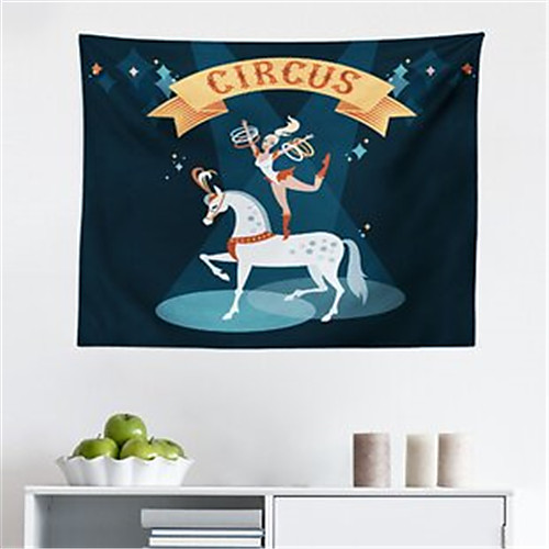 

Circus Wall Tapestry Art Decor Blanket Curtain Hanging Home Bedroom Living Room Decoration Polyester
