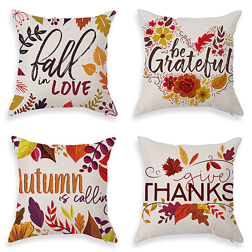 

Autumn Double Side Cushion Cover 1PC Soft Decorative Square Throw Pillow Cover Cushion Case Pillowcase for Bedroom Livingroom Superior Quality Machine Washable Outdoor Cushion for Sofa Couch Bed Chair