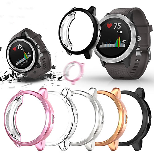 

Cases For Garmin Garmin Venu / Garmin Vivoactive 4 / Garmin Vivoactive 4S TPU Screen Protector Smart Watch Case Compatibility 44mm