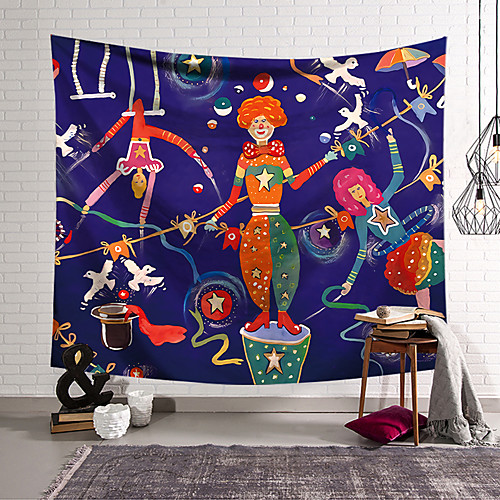 

Circus Wall Tapestry Art Decor Blanket Curtain Hanging Home Bedroom Living Room Decoration Polyester