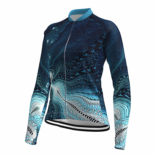 

21Grams Women's Long Sleeve Cycling Jersey Spandex Dark Green Bike Top Mountain Bike MTB Road Bike Cycling Quick Dry Moisture Wicking Sports Clothing Apparel / Stretchy / Athleisure