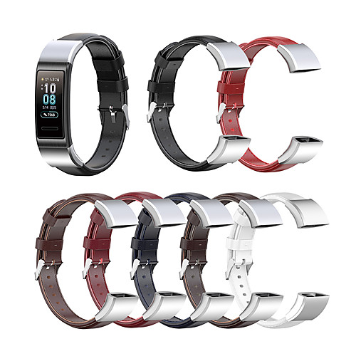 

Smart Watch Band for Huawei Business Band Genuine Leather Replacement Wrist Strap for Huawei Band 3 Pro