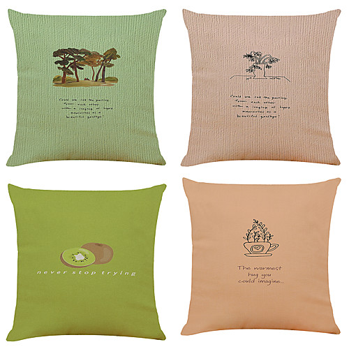 

Simple Color Double Side Cushion Cover 4PC Soft Decorative Square Throw Pillow Cover Cushion Case Pillowcase for Bedroom Livingroom Superior Quality Machine Washable Outdoor Indoor Cushion for Sofa Couch Bed Chair