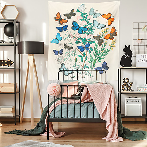 

Butterfly Wall Tapestry Art Decor Blanket Curtain Hanging Home Bedroom Living Room Decoration Polyester
