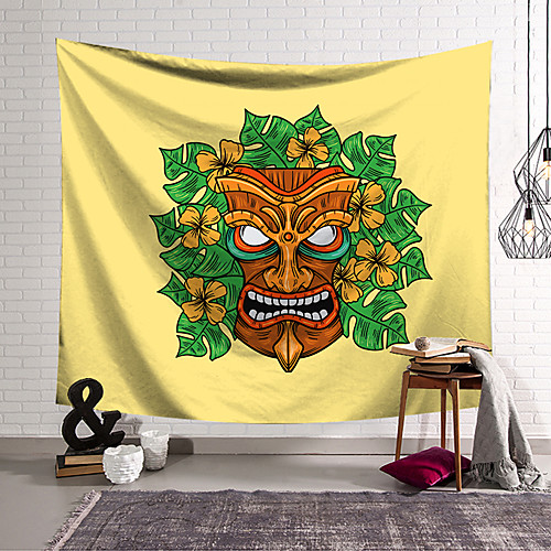 

Tiki African Wall Tapestry Art Decor Blanket Curtain Hanging Home Bedroom Living Room Decoration Polyester