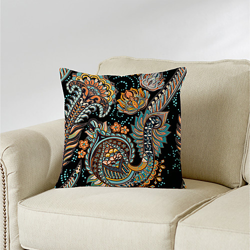 

Paisley Bandanna Double Side Cushion Cover 1PC Soft Decorative Square Throw Pillow Cover Cushion Case Pillowcase for Bedroom Livingroom Superior Quality Machine Washable Outdoor Indoor Cushion for Sofa Couch Bed Chair