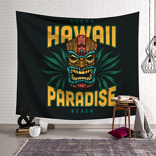 

Tiki African Wall Tapestry Art Decor Blanket Curtain Hanging Home Bedroom Living Room Decoration Polyester