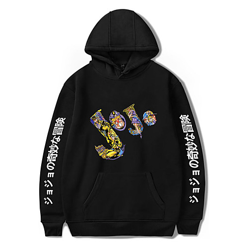 

Inspired by JoJo's Bizarre Adventure Dio Brando Hoodie Anime 100% Polyester Anime Harajuku Graphic Kawaii Hoodie For Unisex / Couple's