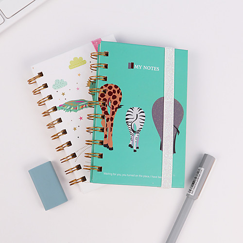 

4 pcs Notebook Ruled A5 5.8×8.3 Inch A6 4.1×5.8 Inch Retro Aesthetic Paper Hardcover Portable 80 Pages Notebook for Office Business Student