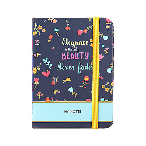 

4 pcs Notebook Ruled A7 2.9×4.1 Inch Retro Aesthetic Paper Hardcover Portable 80 Pages Notebook for Office Business Student