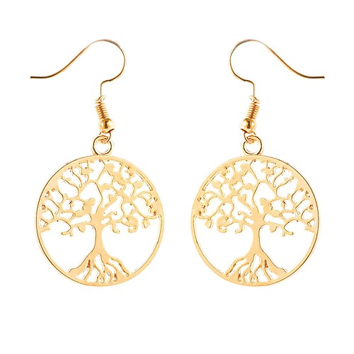 

Women's Drop Earrings Classic life Tree Stylish Simple Earrings Jewelry Silver / Gold For Daily Festival 1 Pair