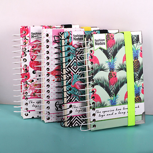 

4 pcs Notebook Ruled A6 4.1×5.8 Inch A4 8.3×11.7 Inch B5 6.9×9.8 Inch Retro Aesthetic Paper Hardcover Portable 96 Pages Notebook for Office Business Student