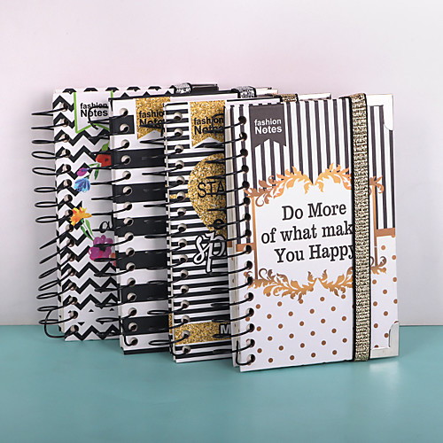 

4 pcs Notebook Notebook Ruled A6 4.1×5.8 Inch A4 8.3×11.7 Inch Retro Aesthetic Paper Hardcover Portable 96 Pages Notebook for Office Business Student