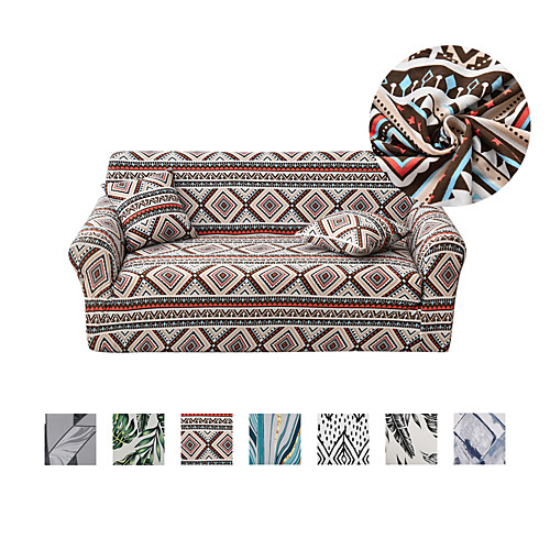 

Boho Mandala Sofa Cover Stretch Slipcovers Soft Durable Couch Cover 1 Piece Spandex Fabric Washable Furniture Protector fit Armchair Seat/Loveseat/Sofa/XL Sofa/L Shape Sofa