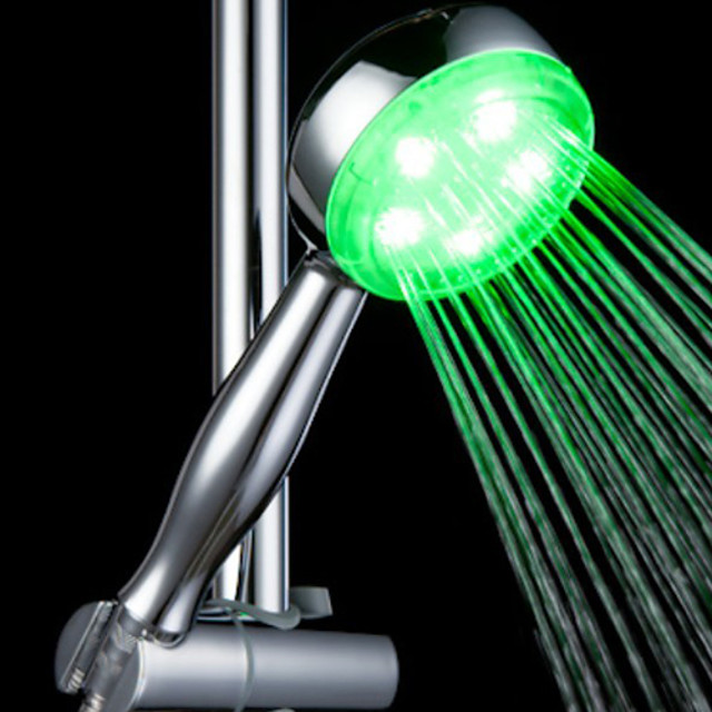 High Quality ABS Chrome Finish LED Shower Head 347275 2021 21.59