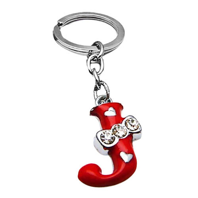 letter j keychain