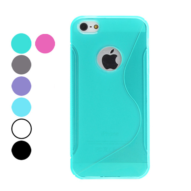 Para Capinha iPhone 5 Transparente Capinha Capa Traseira