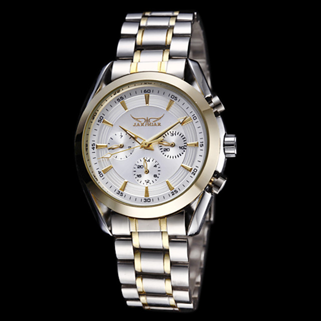 Железные наручные часы. Механические часы Talent 585. Мужские серебряные часы. Механические часы с металлическим браслетом.