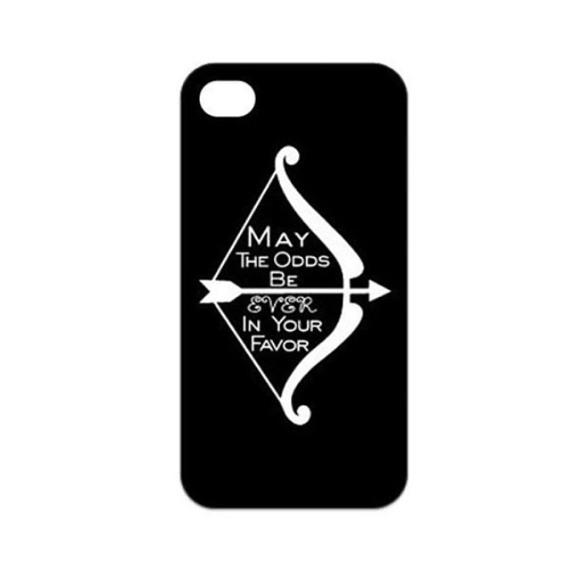 The Hunger Games Quote Bow Arrow May The Odds Be Ever In Your Favor Unique Pattern Plastic Hard Case For Iphone 4 4s 1231782 2021 4 19