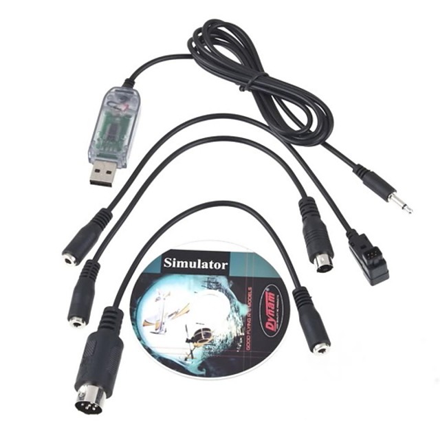 usb flight simulator cable fms adapter cable rc model simulation game usb flight simulator cable fms adapter cable rc model simulation game