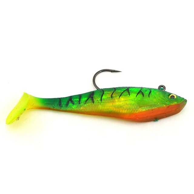 2pcs Realistici Silicone Verde Richiamo Morbido Di Pesca Swimbait Esca Basso Cernia Pesce Gatto Assassino Esca 4 92 1 18oz Del 1946862 2020 A 7 55