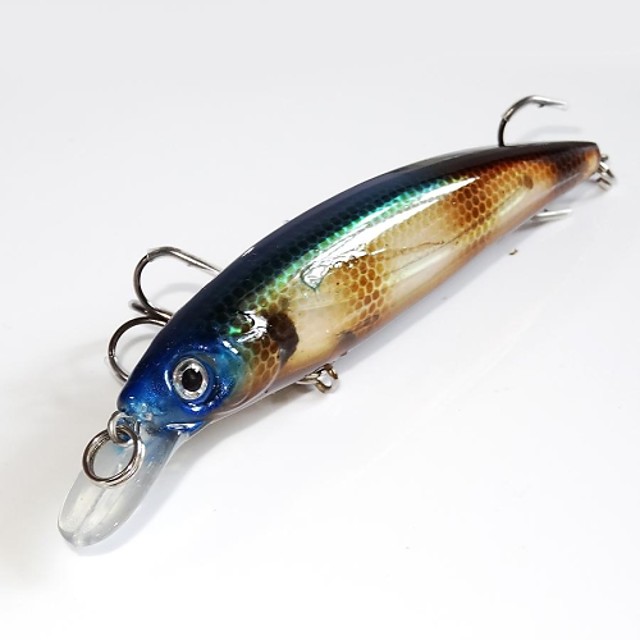 Brown 11cm Minnow Baits Shad Rap Suspending Fishing Lures 2125066 2021