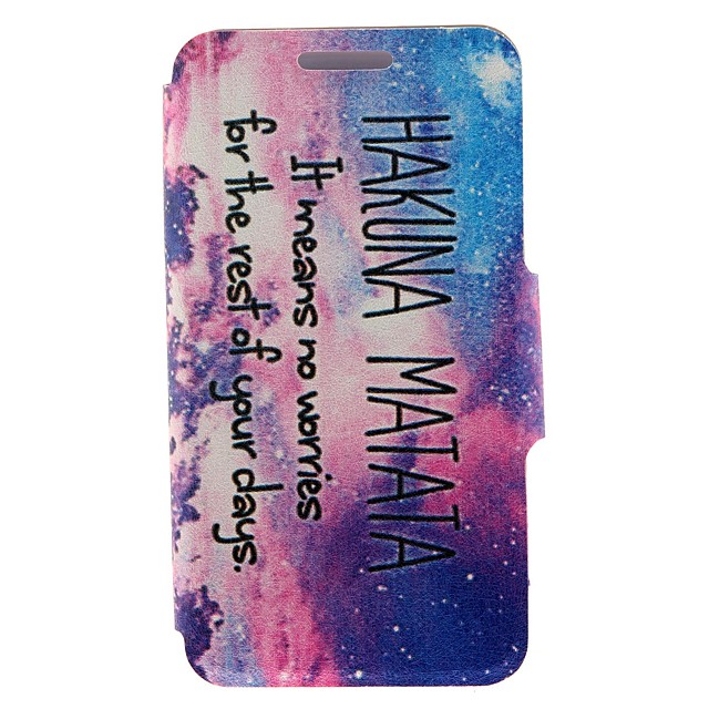 Kinston Sky Hakuna Matata Pattern Pu Leather Full Body Case With Stand For Sony Xperia Z2 2478815 2021 10 49