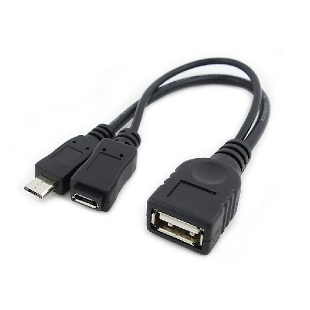 usb 2.0 femmina a Micro USB maschio + cavo host OTG femminile per la ...