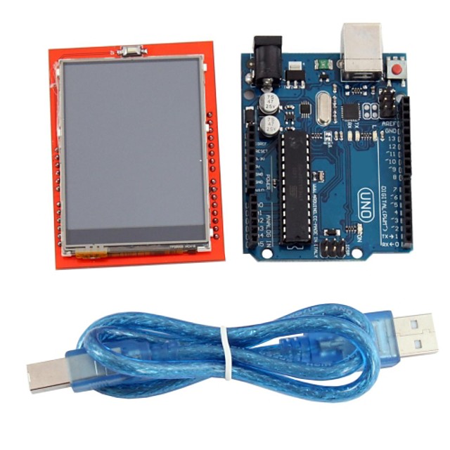 Lcd tft 4. Arduino uno 2,4 TFT ЖК-экран. LCD 4 плата. Платы расширения с LCD. Экран tri-Screen Extension LCD Triple display.