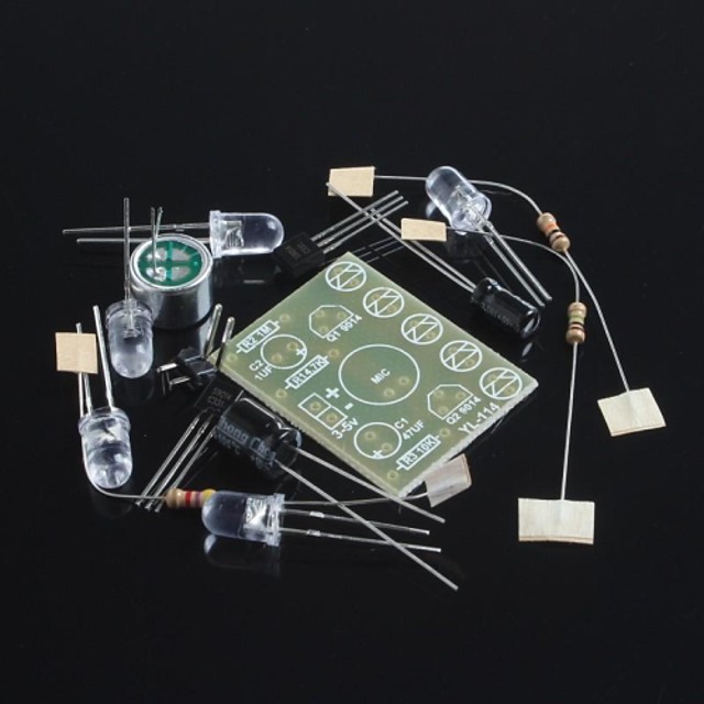 Voice Activated Led Lights Electronic Production Suite Melodic Electronic Diy Fun Production Suite 21 3 99