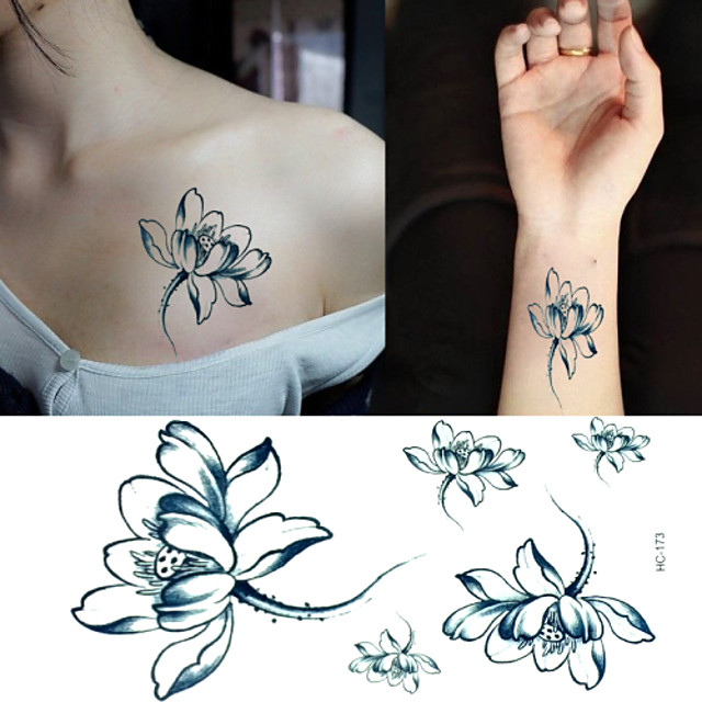 1 Pcs Temporary Tattoos Wasserfest Non Toxic Papier Tattoo Aufkleber Unterer Ruckenbereich Waterproof 3458523 2021 2 09