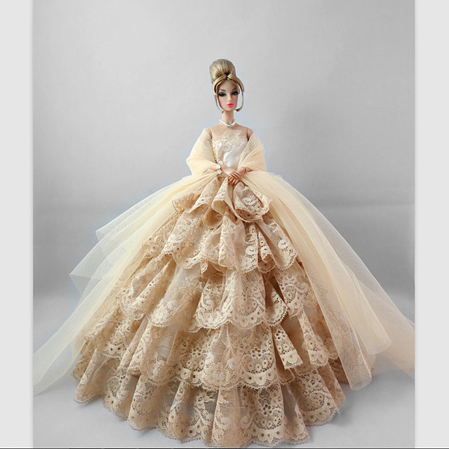 Платье годе на куклах