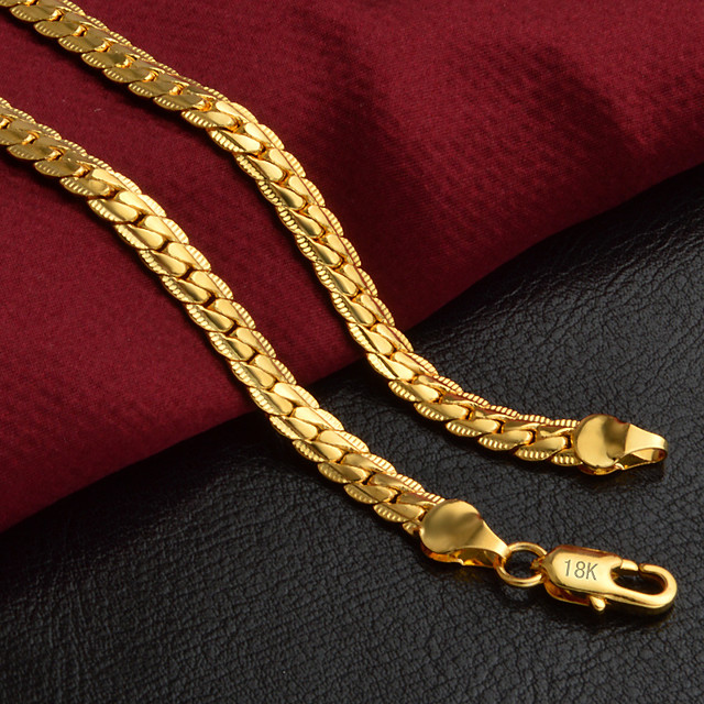 Hip Hop Cadena Collar • 50cm • Oro Estilo • Disfraz # 196