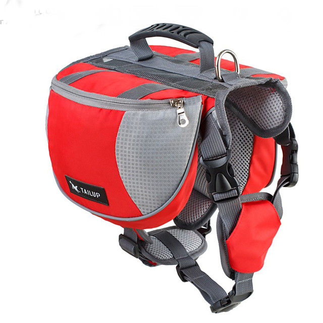 Chien Pack chien Sac à dos pour Chien Sac de selle pour chien Etanche Coupe Vent Nylon Sport