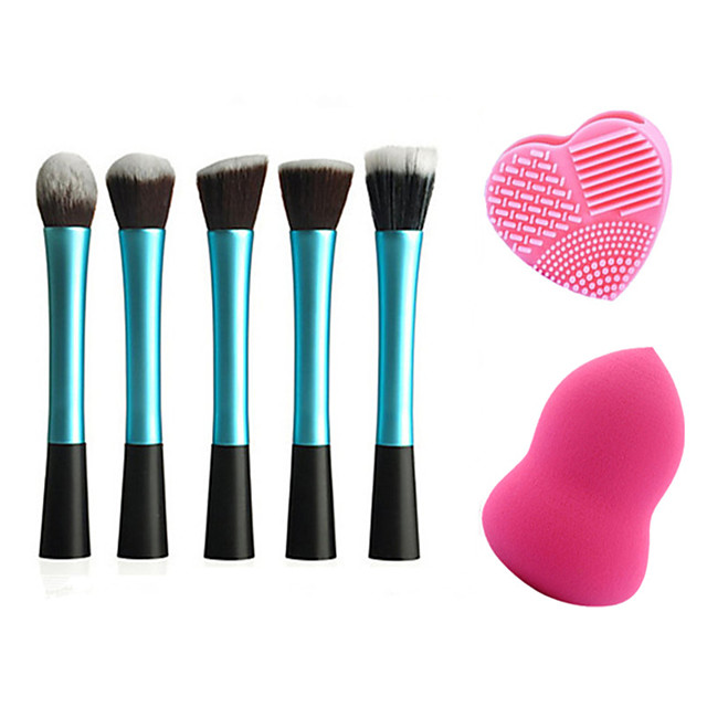 how to wash powder brush