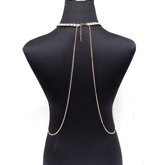 Sethain Boho Körperkette Gold - BH Kette Mit Quasten Für Frauen