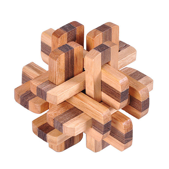 Houten puzzels IQ breinbrekers Kong Ming houten 3Dpuzzel Luban houten